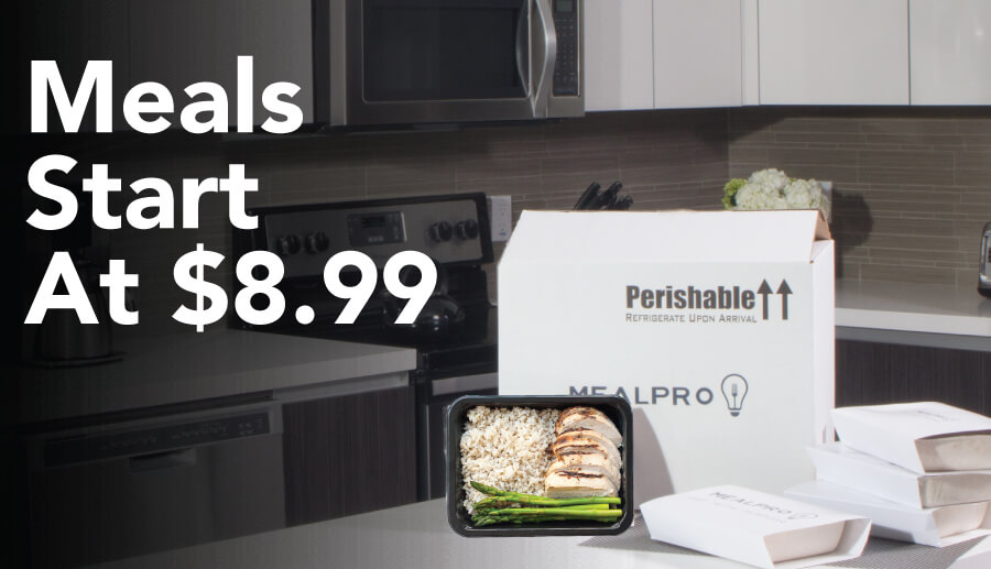 MealPro's muscle meals start at $8.99 MealPro's muscle meals start at $8.99