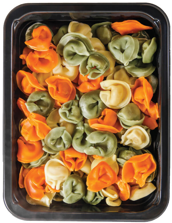 Easy senior meals delivered to your door. Pre-Portioned and Already Cooked. Ready in 5 min! Picture of a healthy MealPro senior food item taken from a top view