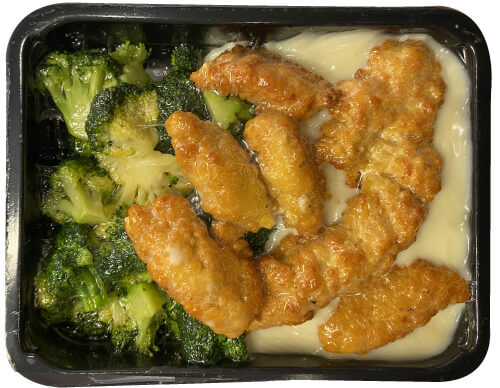 Mashed Potatoes with Chicken Tenders and Broccoli Comfort foods
