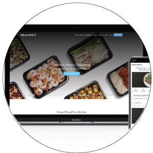 Picture of a meal that you can choose from the menu Picture of a meal that you can choose from the menu