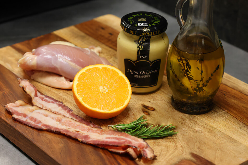 bacon wrapped chicken
