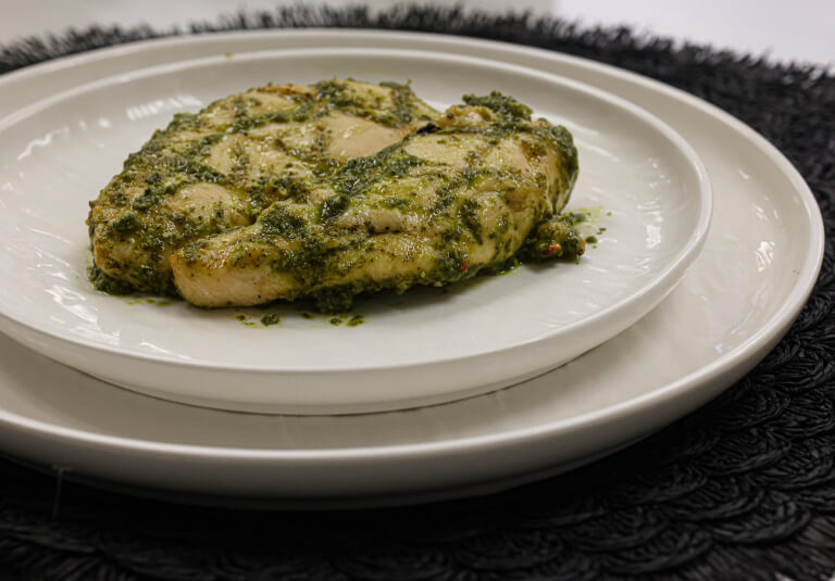 pesto chicken tenders meal prep