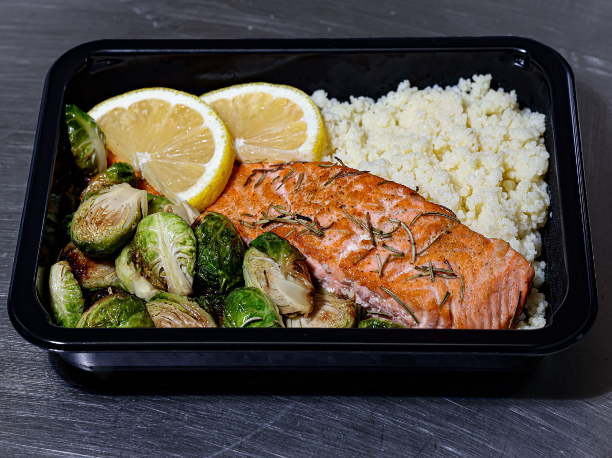 Brussel salmon meal