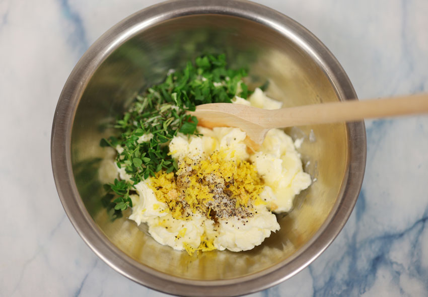 Add herbs