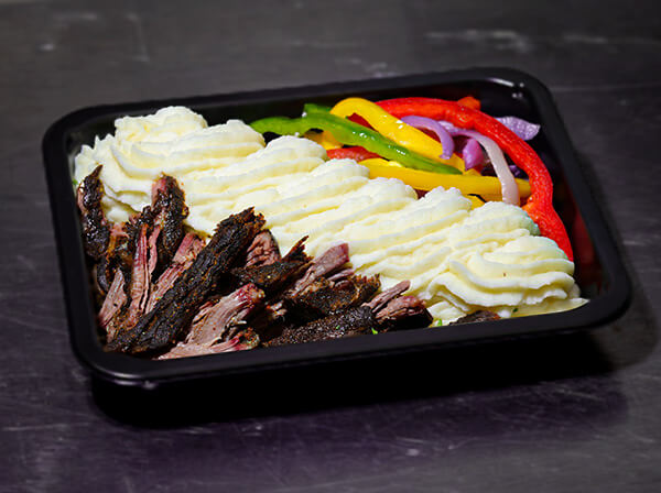 Pulled Steak w Cauli Mash