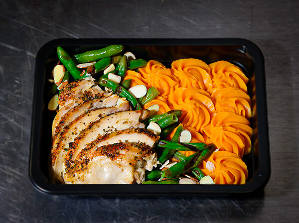 Chicken w Yam Mash