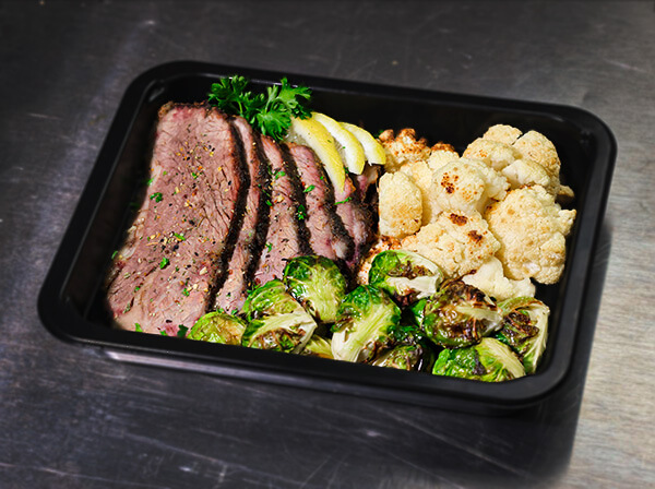 Sliced Steak w Cauliflower