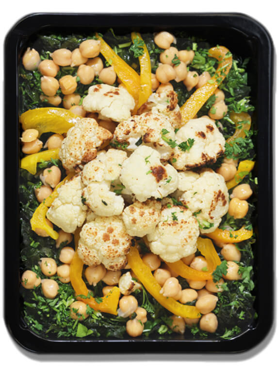 Picture of a healthy plant-based meal. Picture of a healthy vegan meal