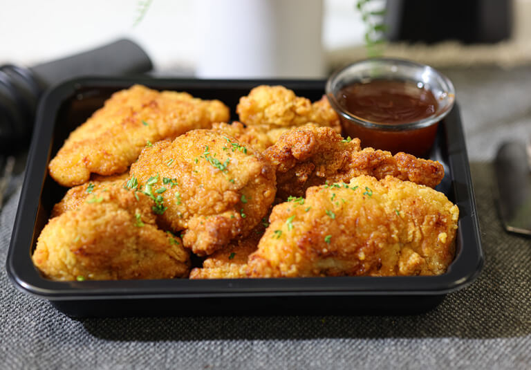 Egg-Free Breaded chicken meal prep recipe