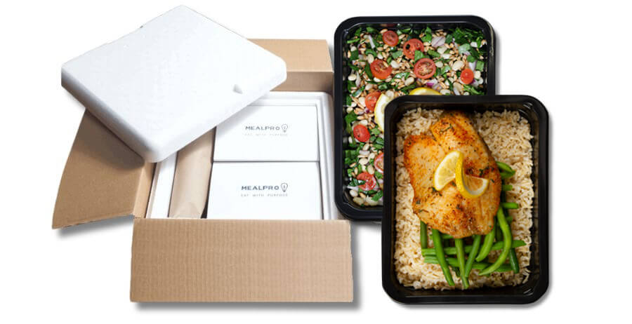 Your mediterranean meals are delivered portioned and cooked to your door